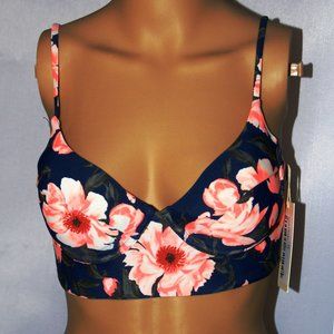 Tori Praver Floral Bikini Padded Underwire Top